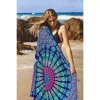 Customized rayon fabric bath towels and beach towels canga tower pareo sarongs skirt shawl style Qni from South America region Item Picture